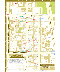 国分町グルメ GUIDE MAP部分